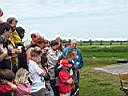 De kinderen hielden alvast hun oren dicht
